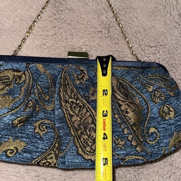Navy & Gold Stylish Clutch